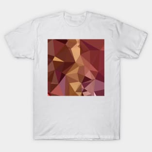 Heather Purple Abstract Low Polygon Background T-Shirt